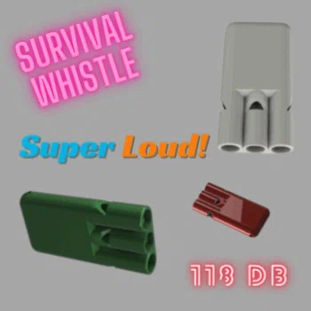Còi sinh tồn 3D (Survival Whistle) siêu to 118 dB cho dân phượt