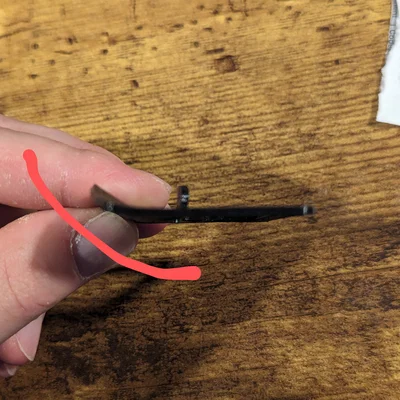 Miếng strike plate cửa trong nhà (Interior Door Strike Plate)