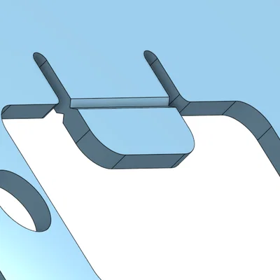 Miếng strike plate cửa trong nhà (Interior Door Strike Plate)