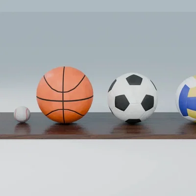Bộ bóng thể thao: bóng nguyên trái & nửa trái (golf/tennis/baseball/basketball/football/soccer/volleyball)