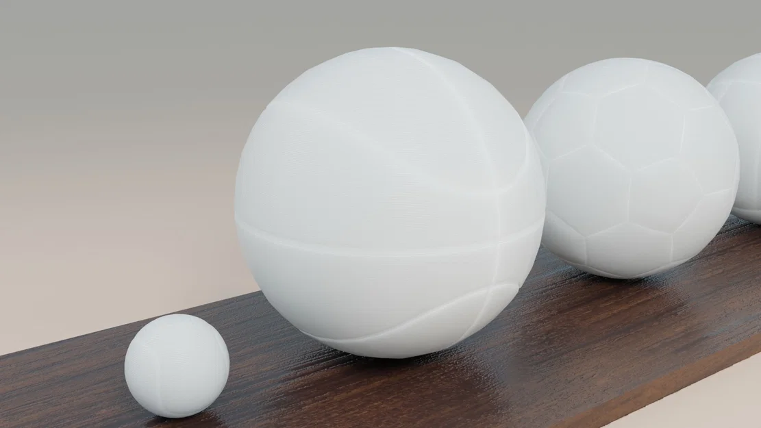 Bộ bóng thể thao: bóng nguyên trái & nửa trái (golf/tennis/baseball/basketball/football/soccer/volleyball) - Image 4