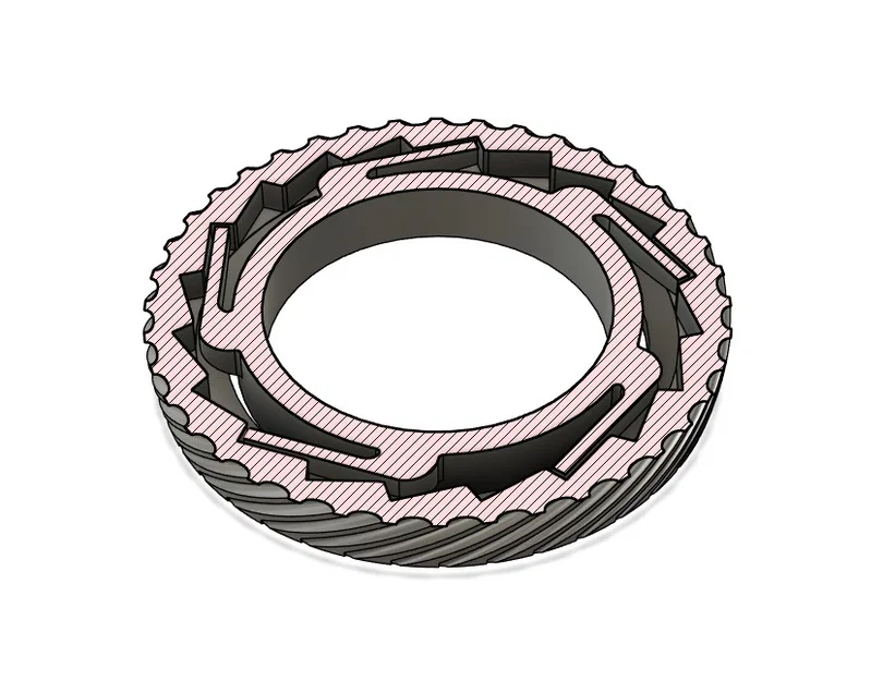 Nhẫn Fidget Ratchet Clicking 2.0 (Print-in-place) - Image 3