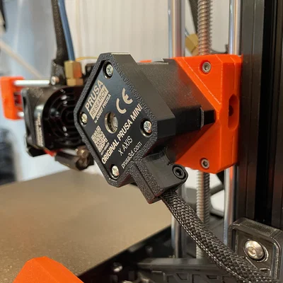 Gá strain relief dây motor trục X cho Prusa MK3/Mini