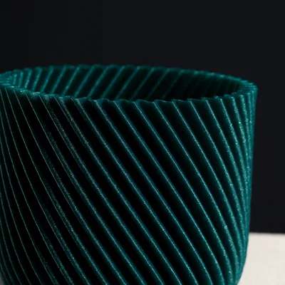 Chậu cây trụ xoắn (Spiral Cylinder) – Vase Mode & Shelled