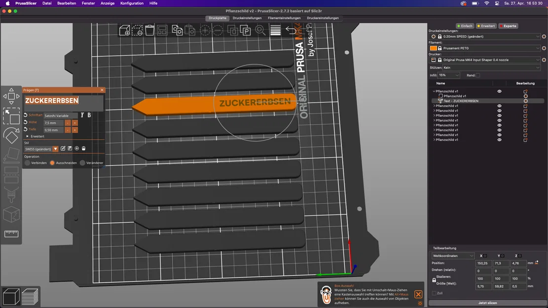 Nhãn Cắm Cây (tùy chỉnh) - Image 2