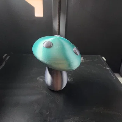 Mô hình trang trí Magical Mushroom 3D siêu dễ thương