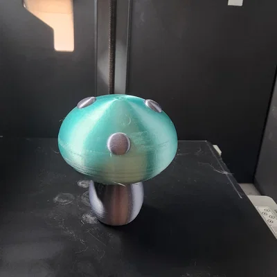 Mô hình trang trí Magical Mushroom 3D siêu dễ thương