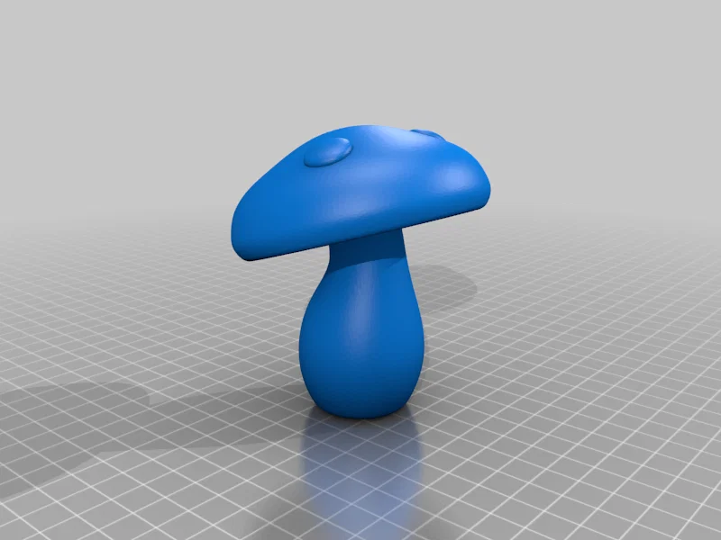 Mô hình trang trí Magical Mushroom 3D siêu dễ thương - Image 3