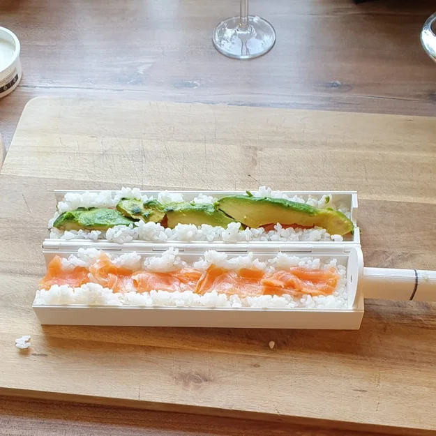 SUSHI MASTER 2000 – Khuôn tạo hình sushi roll in 3D - Image 2