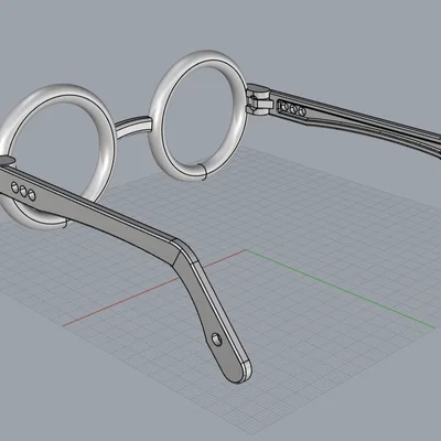 Mẫu mắt kính đồ chơi gập gọn cho bé - Dự án in 3D dễ thương