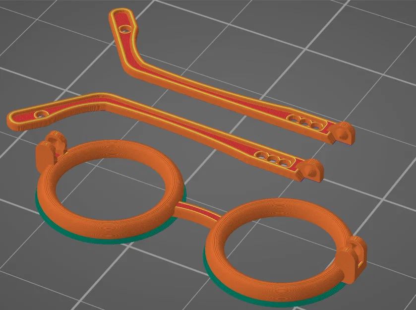 Mẫu mắt kính đồ chơi gập gọn cho bé - Dự án in 3D dễ thương - Image 4