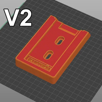 Giá treo pin Greenworks 40V cho IKEA Skådis (Battery Holder)