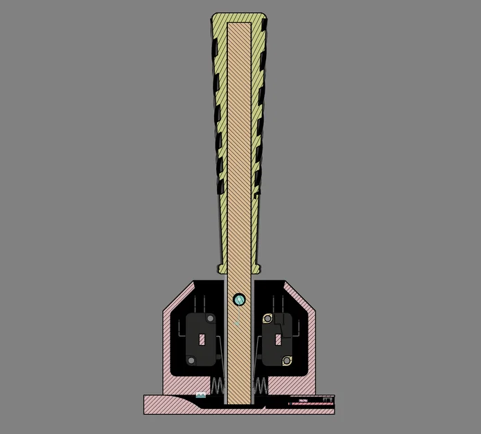 Sequential Shifter - Cần số tuần tự in 3D (Arduino Pro Micro) - Image 2