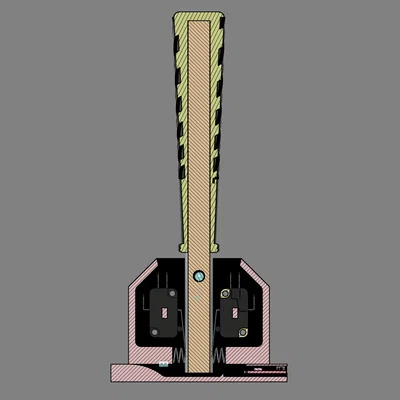Sequential Shifter - Cần số tuần tự in 3D (Arduino Pro Micro)