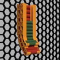 Khay nhả pin AA+AAA cho Honeycomb Storage Wall (HSW) - Thumbnail 1