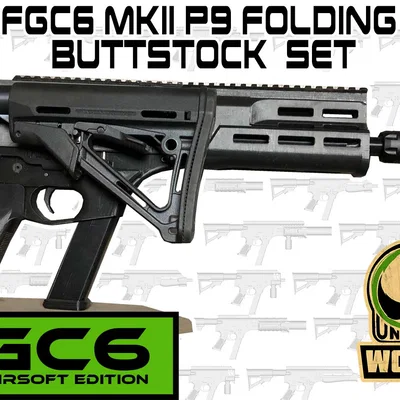 FGC-6 MKII: Partisan 9 folding stock & AR buffer tube ver