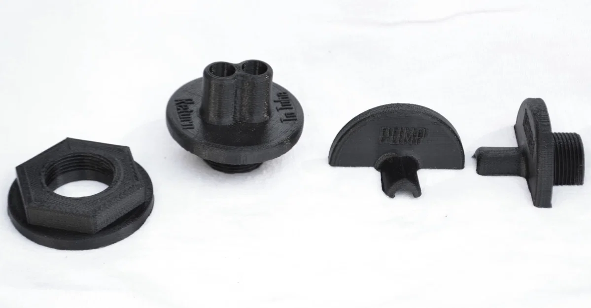 Cổng kín nước cho bồn chứa nước K40 Laser (K40 Laser Sealed Water Reservoir Ports) - Image 2