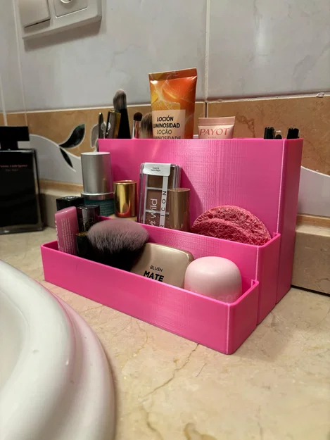 Khay Đựng Mỹ Phẩm 3D - Giải Pháp Sắp Xếp Bàn Trang Điểm Gọn Gàng - Image 1
