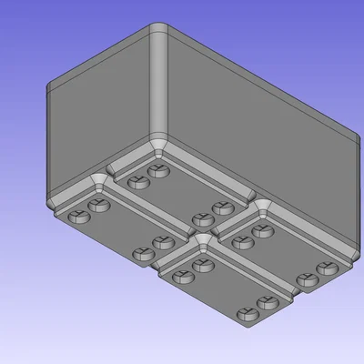 FreeCAD Gridfinity: Model tuỳ chỉnh kích thước lưới (Custom Grid Size)