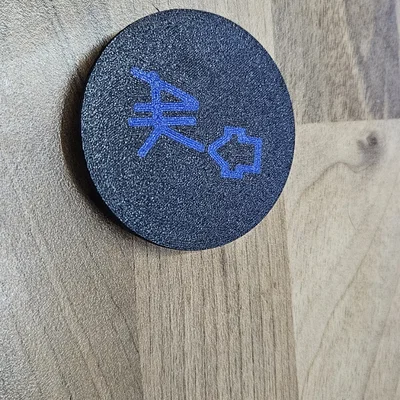 Nắp chụp moay-ơ (Wheel hub cap) 55mm
