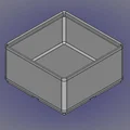 FreeCAD Gridfinity Parametric Simple Storage Bin - Thumbnail 1