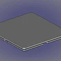 FreeCAD Gridfinity Parametric Bin Base Blank - Thumbnail 1
