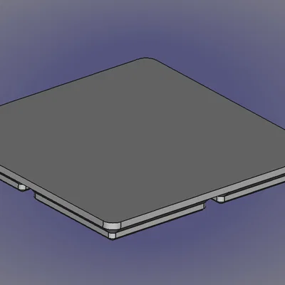 FreeCAD Gridfinity Parametric Bin Base Blank