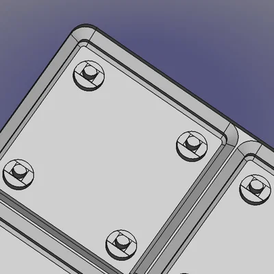 FreeCAD Gridfinity Parametric Bin Base Blank