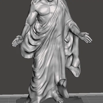 Mô hình tượng Chúa Christus (Christus Statue) in 3D tuyệt đẹp
