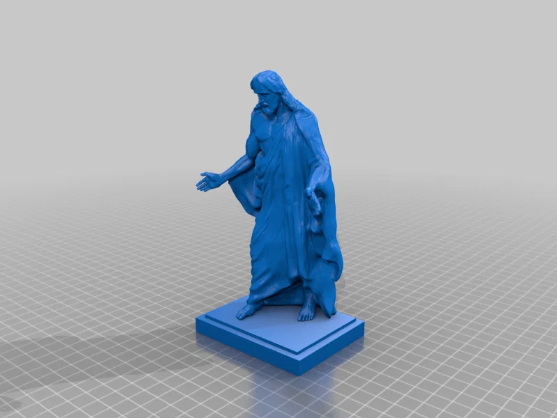 Mô hình tượng Chúa Christus (Christus Statue) in 3D tuyệt đẹp - Image 3