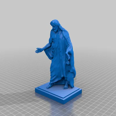 Mô hình tượng Chúa Christus (Christus Statue) in 3D tuyệt đẹp