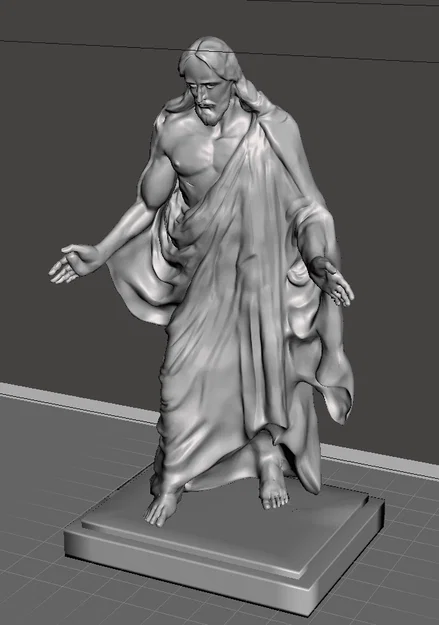 Mô hình tượng Chúa Christus (Christus Statue) in 3D tuyệt đẹp - Image 5