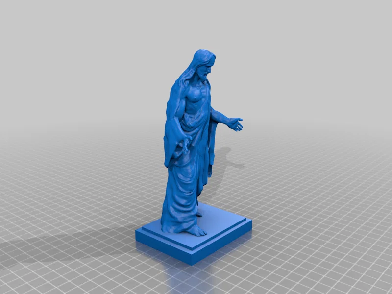 Mô hình tượng Chúa Christus (Christus Statue) in 3D tuyệt đẹp - Image 7