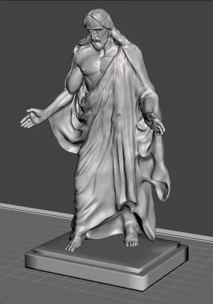 Mô hình tượng Chúa Christus (Christus Statue) in 3D tuyệt đẹp - Image 8
