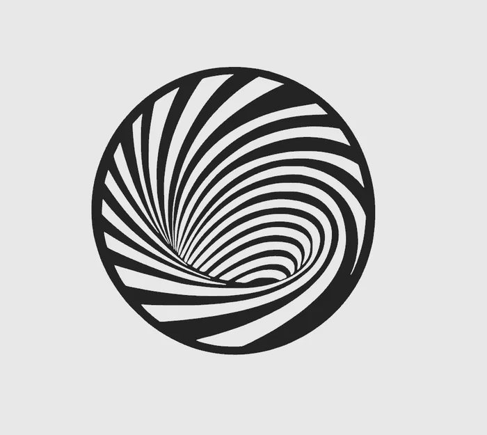 Mẫu tranh treo tường hình xoắn ốc (Spiral Wall Art) - Dễ in 3D - Image 1