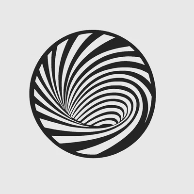 Mẫu tranh treo tường hình xoắn ốc (Spiral Wall Art) - Dễ in 3D