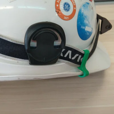 Kẹp giữ dây đèn đeo đầu cho mũ bảo hiểm MSA V-Guard 500