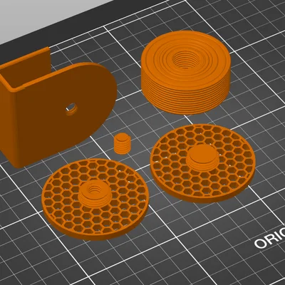 Ống cuộn Prusament – Giá giữ cửa/Núm/Tay nắm cho Platsa/Lack/tủ áo