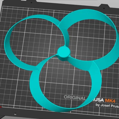 Cánh quạt vòng Toroidal Propeller cho Pull Copter in 3D