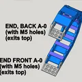 Drag Chain CNC 2 mảnh snap-open R64: A 20x40, B 2 rãnh 20x26 (v1.14) - Thumbnail 7