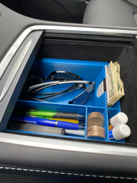 Khay Organizer Ngăn Trên Center Console cho Tesla Model 3 & Model Y - Image 1