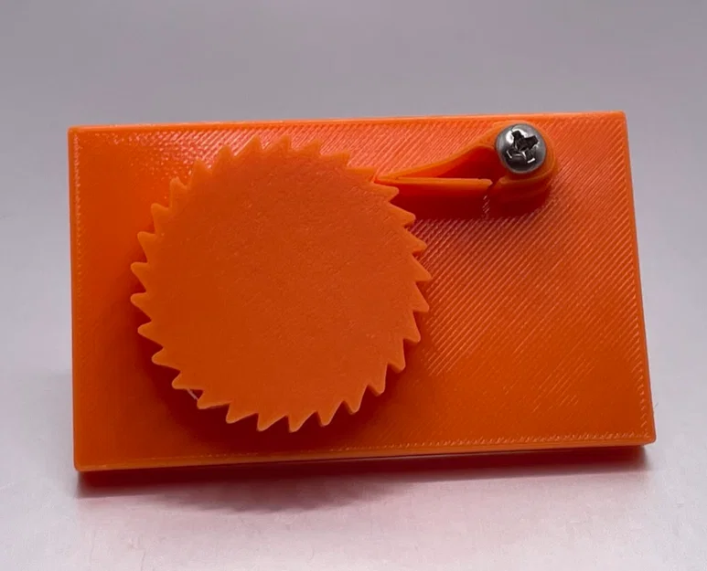 Mô hình cơ cấu bánh cóc (Ratchet and Pawl) in 3D chi tiết - Image 1