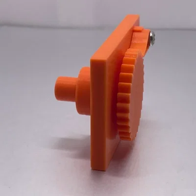 Mô hình cơ cấu bánh cóc (Ratchet and Pawl) in 3D chi tiết