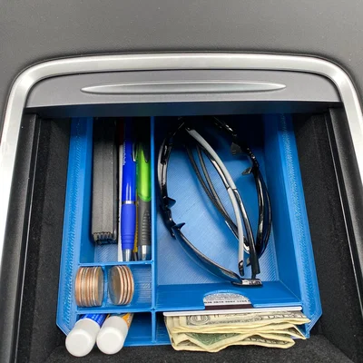 Khay Organizer Ngăn Trên Center Console cho Tesla Model 3 & Model Y
