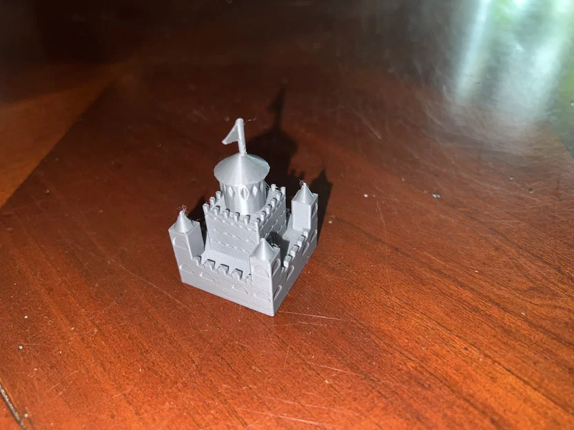 Mô hình lâu đài (Castle) nhỏ nhắn đáng yêu in 3D - Image 2