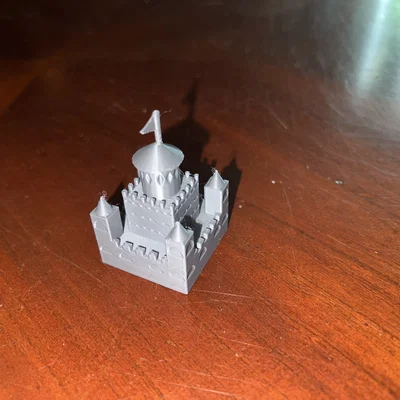Mô hình lâu đài (Castle) nhỏ nhắn đáng yêu in 3D