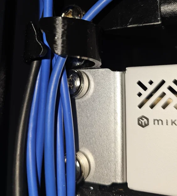 Kẹp cố định dây cáp cho tủ mạng Network Rack (In 3D) - Image 1