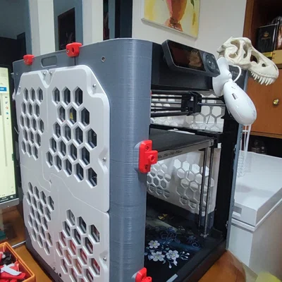 Tấm ốp hông dạng tổ ong cho máy in 3D Bambu Lab P1P