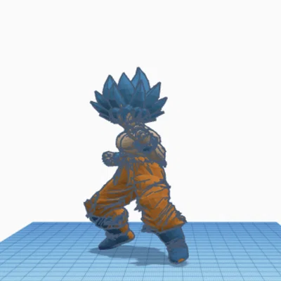 Mô hình 3D Goku - Nhân vật huyền thoại cho tín đồ Dragon Ball