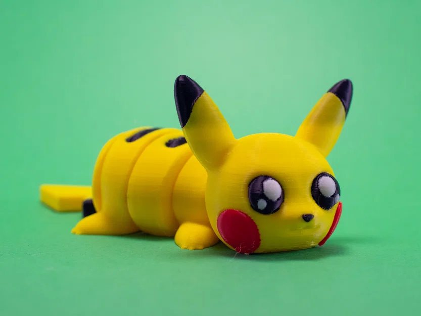 Pikachu Khớp Nối (Articulated) - Print in Place - Image 1